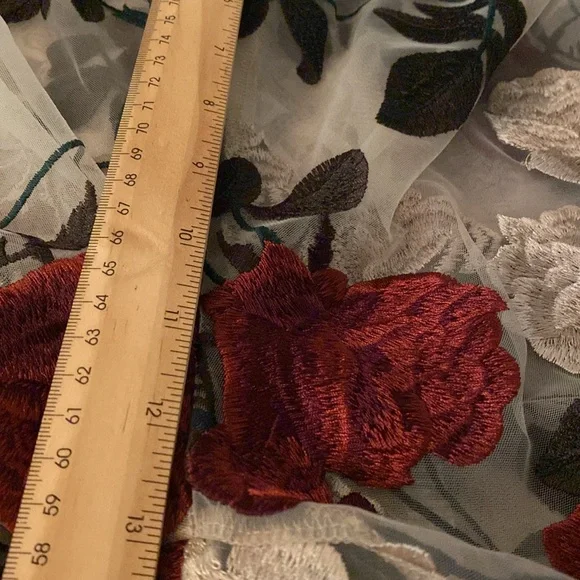 K-TOO Los Angeles Floral Sheer Pants size L - Picture 10 of 12